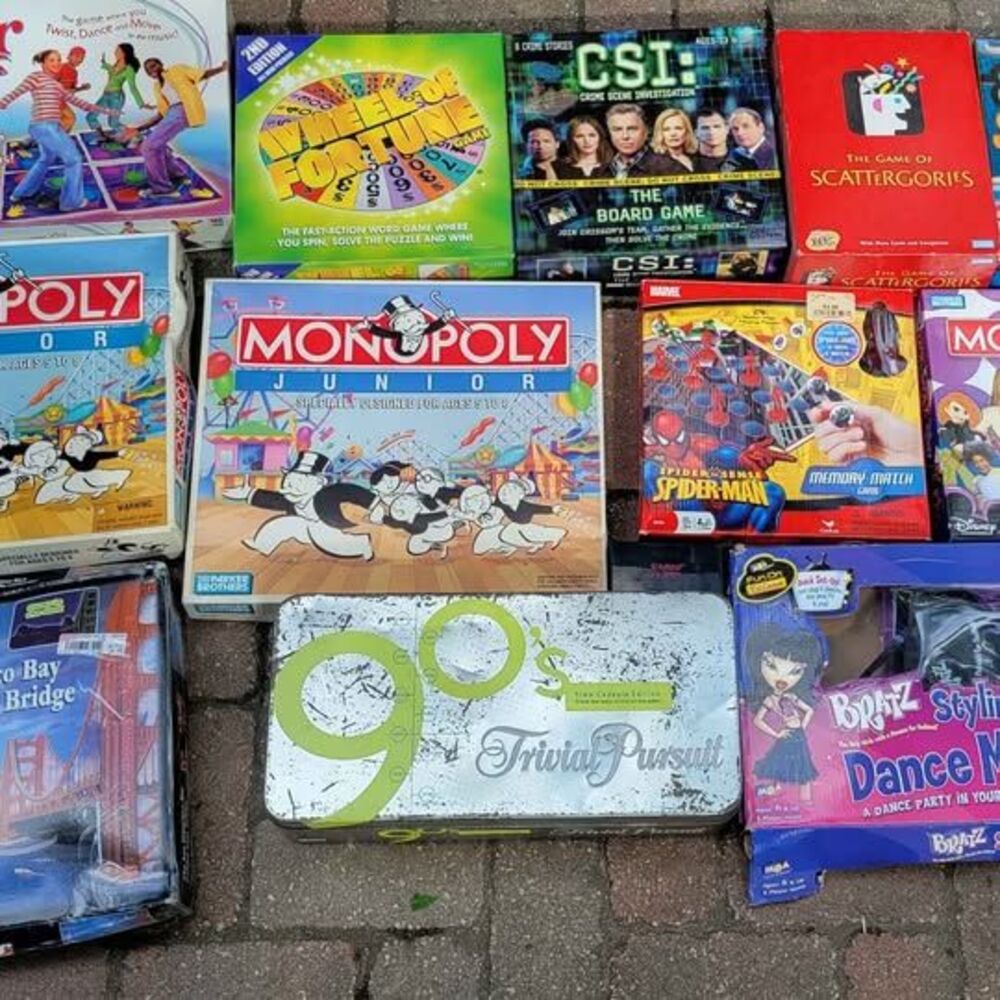 Vintage Board Game Lot